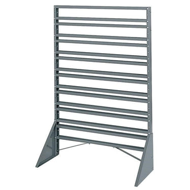 Akro-Mils® Rail Hanging System Rack, 1-Sided, 36